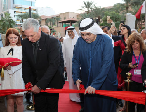 Presidente de la Republica de Cuba participa en apertura de La Casa del Habano de Dubai