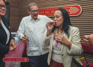 Minister of Tourism with Cohiba